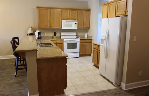 Foley Condo | Waterfront - great fishing, peaceful & quiet, yet close to Tanger Outlets & OWA