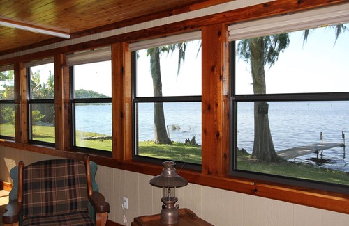 Crystal River Cabin | Waterfront Home, Sun Room with TV, Fishing Dock, Private Location