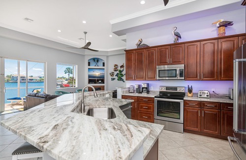 Marco Island House | Waterfront home w/pool, spa & 2nd floor balcony