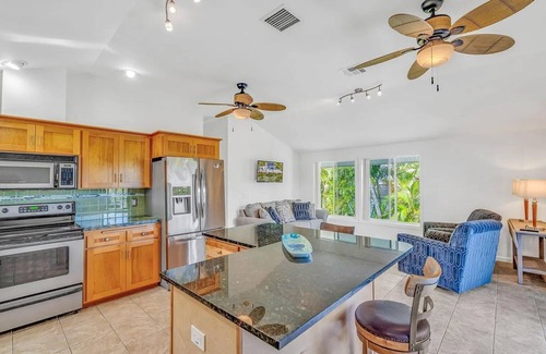 Eden Pines House | Waterfront Home with easy access to Pine Channel. Wi-Fi, 60ft seawall, Tiki Hut