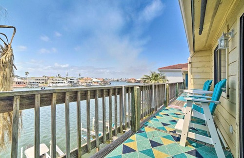 Corpus Christi Apartment | Waterfront Luxury House Dock, Fire Pit and Fishing