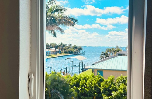 Edgewater Villa | Waterfront Paradise with heated saltwater pool and amazing views gulf access
