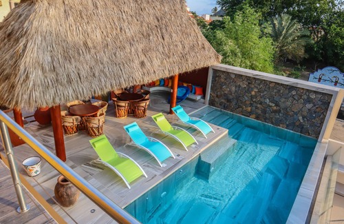 Barra de Navidad Apartment | WATERFRONT PENTHOUSE 75m2 WITH PRIVATE PALAPA TERRACE- INFINITY POOL
