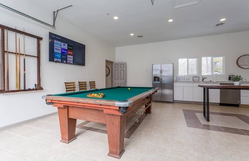 Shenandoah House | Waterfront Retreat Pool Firepit Theater Billiards Gazebo by River and Fire Pit Theater Room