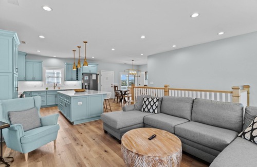 Holden Beach House | Waterfront retreat with private pool, beach access, fast WiFi & two decks