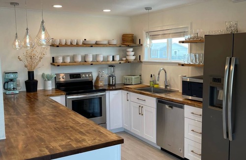 Topsail Beach House | Waterfront South End Serenity! Bring your boat and your pup, leave the linens!n