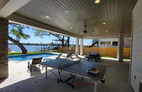 Kingsland House | Wave on Wave Luxury Rental w/ Pool, SPA, WATERSLIDE BOAT DOCK!