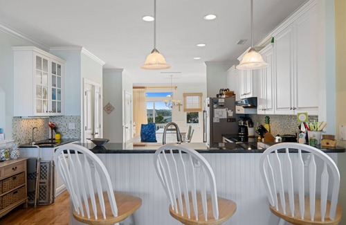 North Carolina Coast House | Waves & Sun - OCEANFRONT, Heated Pool, Elevators, Entire Duplex, Sleeps 25-28