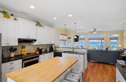 North Carolina Coast House | Waves & Sun - OCEANFRONT, Heated Pool, Elevators, Entire Duplex, Sleeps 25-28