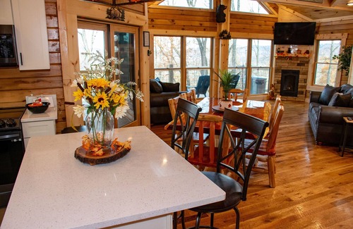 Wears Valley Cabin | Wears Beary Grateful Retreat - Brand New 2BR Real Log Cabin in Wears Valley!