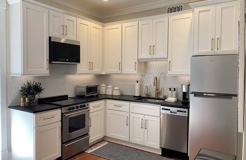 Historic District - North Apartment | Welcome to Shain Manor! Newly renovated Garden Suite for 2 & outdoor oasis!