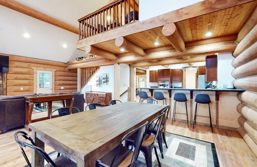 Anderson Island House | Whimsical island stay with Sound view, grill, wrap-around balcony, & game room