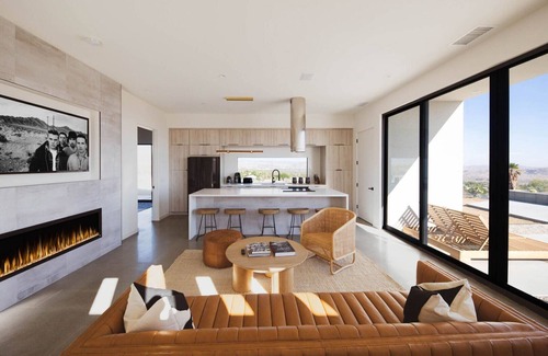 Joshua Tree House | White Casita by Fieldtrip - Modern w Pool + Spa