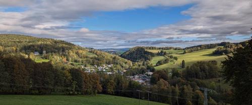 Breitenbrunn/Erzgeb. House | Wichtelhaisl Rittersgrün im Erzgebirge - Entspannen im fröhlichen Tiny House - umzäunter Naturgarten-Hunde willkommen-Ebike und Elektroauto laden