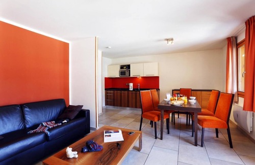 Saint-Chaffrey Apartment | Wifi, 300m from ski slopes, fitness, swimming pool, sauna, tv, ski locker, 30m², Serre Chevalier