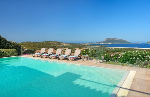 Golfo Aranci Villa | Willa Sole e Sole Mare with private pool an sea view in Golfo Aranci