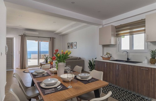 Mavros Kolimpos Villa | Windless SeaView Villa, with Pool & Hot Tub