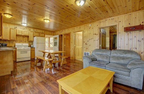 Lac du Flambeau Cabin | Wisconsin Northwoods Lakeside Cabin w/Shared Dock. Pet Friendly Seasonal