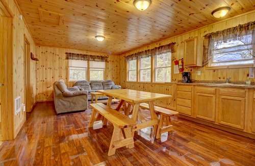 Lac du Flambeau Cabin | Wisconsin Northwoods Lakeside Cabin w/Shared Dock. Pet Friendly Seasonal