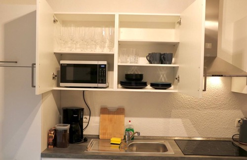 Meppen Apartment | Wohnzim, Schlafzim, Badzim, Küche und Balkon, Smart TV Free Wifiparkingcoffee