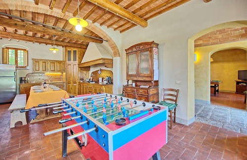 Sant'Andrea in Percussina Villa | Wonderful private villa with private pool, WIFI, hot tub, A/C, TV, panoramic view, close to Florence