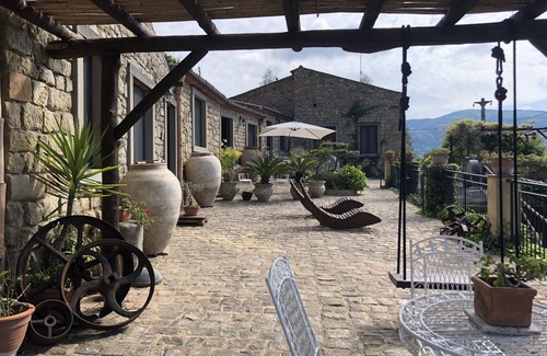 Naso House | Wonderful private villa for 13 people with A/C, private pool, TV and panoramic view