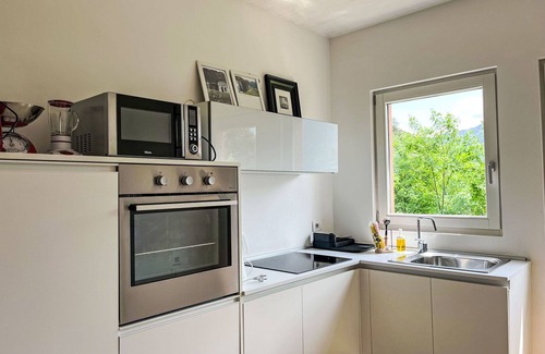 Mezzolago House | Wonderful private villa for 3 guests with WIFI, TV, patio and pets allowed