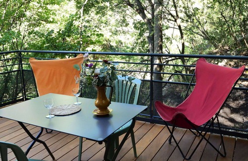 Saint-Montan House | Wonderful private villa for 4 guests with WIFI, TV, terrace, pets allowed and panoramic view