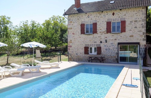 Loubressac Villa | Wonderful private villa with A/C, private pool, TV, terrace, pets allowed and panoramic view