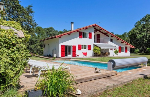 Magescq Villa | Wonderful private villa for 8 people with private pool, WIFI, A/C, TV and terrace