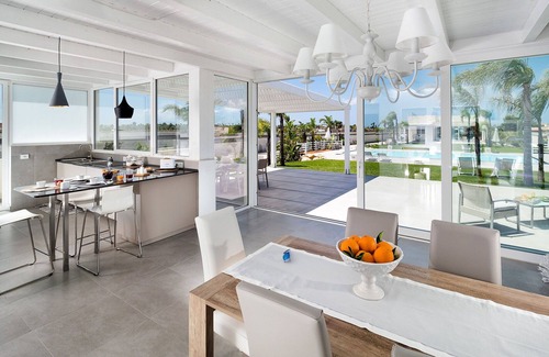 Marsala Villa | Wonderful private villa for 10 guests with A/C, pool, WIFI, TV and terrace