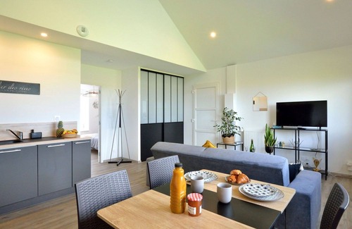 Cherrueix House | Wonderful villa for 3 guests with WIFI, TV and patio