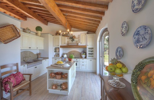 Montaione Villa | Wonderful villa with A/C, internet, private pool, TV, patio, panoramic view, close to San Gimignano