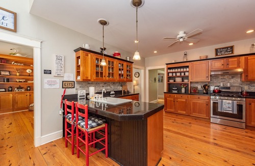 Blakeslee House | Wooded Escape w/Hot Tub, Fire Pit & Dock