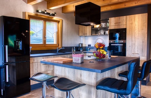 Praz-sur-Arly Ski Chalet | Wooden chalet, facing south, facing the ski slopes