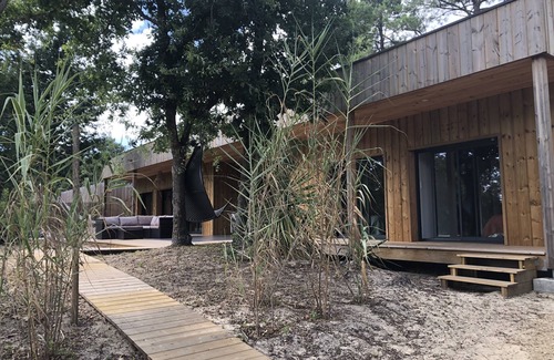Biscarrosse House | Wooden villa in the Golf - Large terrace overlooking the forest - Close to the lake