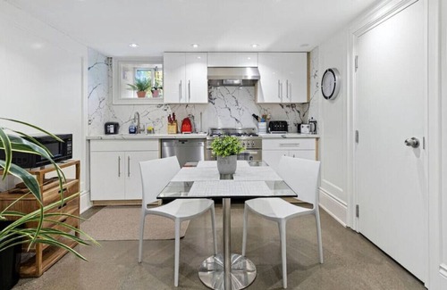 North Toronto Condo | Work from home ready Basement at Rosedale with parking!