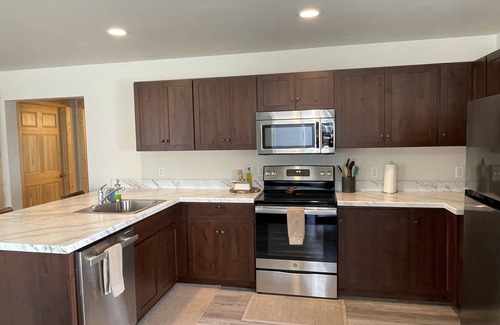 Gardiner Apartment | Yellowstone Retreat Rentals UA: two blocks from Yellowstone!