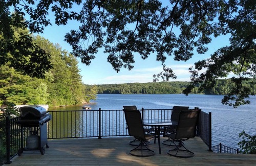 Newaygo House | Your lakeside story, powered by paddles and perfect moments.