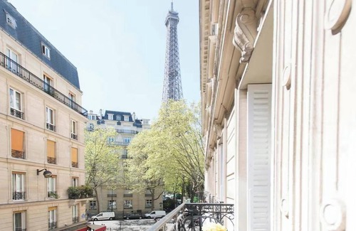 Quartier du Gros-Caillou Apartment | YOUR TRUE PARISIAN ESCAPE: 2-BEDROOM WITH ICONIC EIFFEL TOWER VIEW!