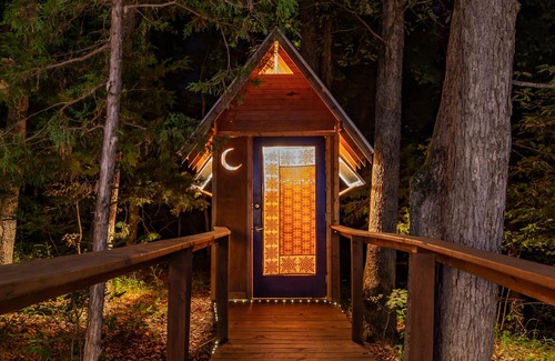Holts Summit Cottage | Yurt Floating in the Forest