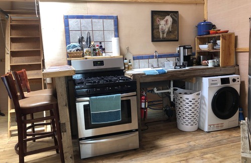 El Prado House | Yurt in Earth-Ship community! Solar Air-conditioning/Heating! Full Kitchen/Bath!