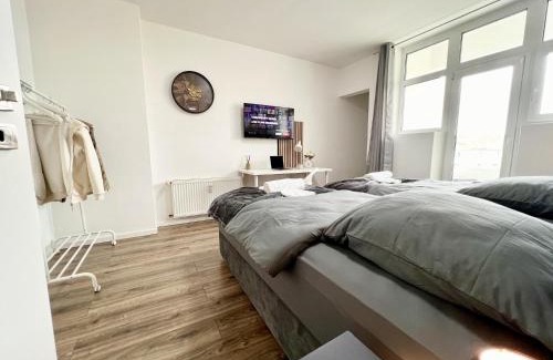 Holsterhausen Apartment | Zentrale City Ferienwohnung Essen 3 Zimmer Balkon Messe