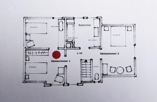 Schoemberg House | Zimmer in Nordschwarzwald