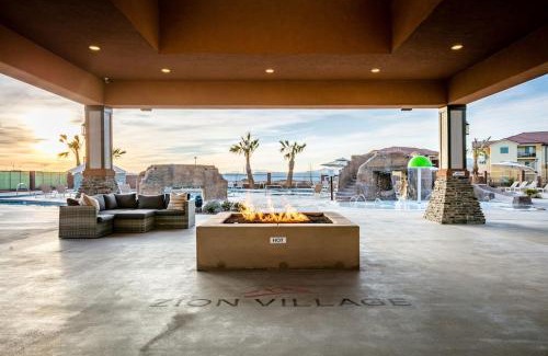 Hurricane House | Zion Village Resort 415 Private Hot Tub, Ping Pong Table, and Community Pool access