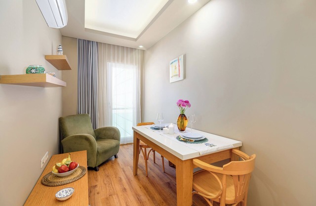 1-Bedroom Studio Apartment in peaceful Antalya with AC, fitness room