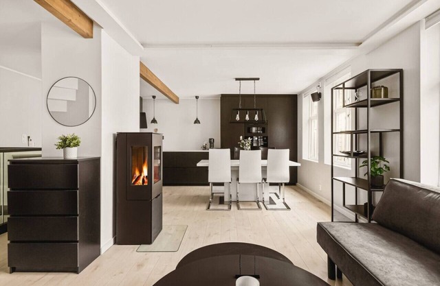 100m to Bryggen I Lux Feeling & Private Patio