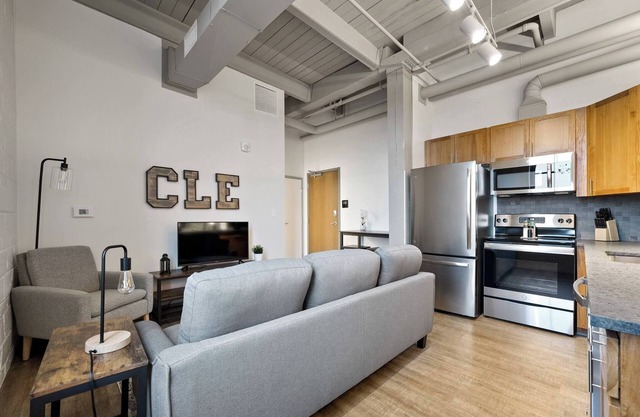 1bd Modern Loft in DT Cleveland
