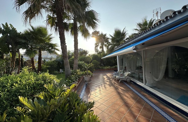 1st beach line/vacation home with private beach access and 2nd terrace facing the sea