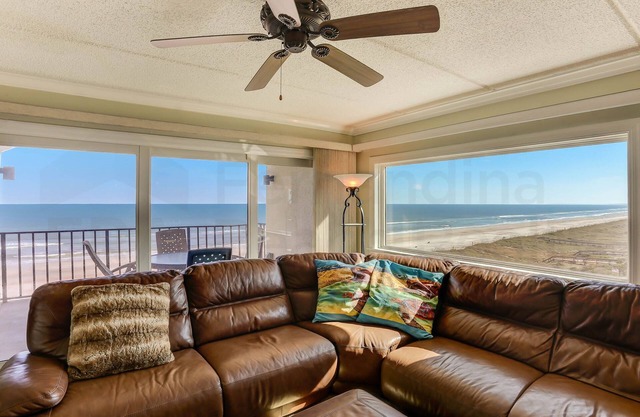 2 Bed/2 Bath Oceanfront South facing condo sleeps 6. Beachfront balcony & pool.